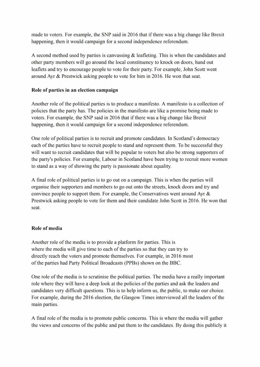 Democracy PEE Paragraphs
*Please remember Democracy is where your 8 marker is going to be*
*Representation is not coming up*
*This is not th
