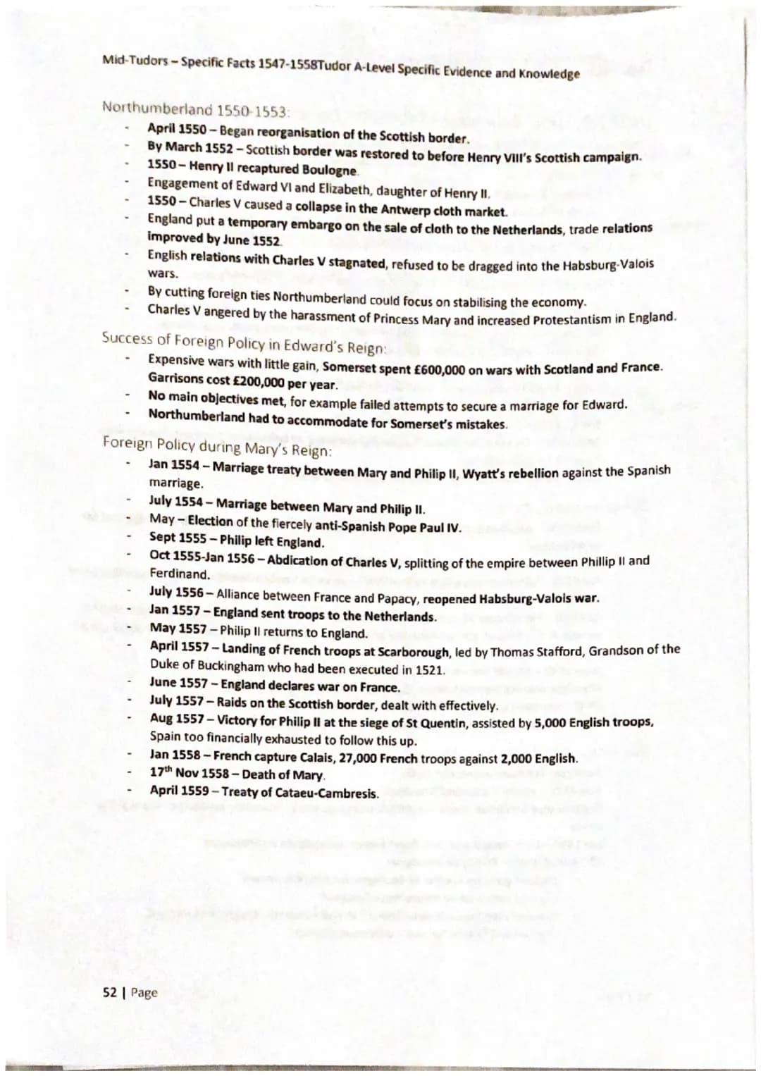 Mid-Tudors-Specific Facts 1547-1558Tudor A-Level Specific Evidence and Knowledge
47 Page
Mid Tudors:
1547-1558 Mid-Tudors-Specific Facts 154