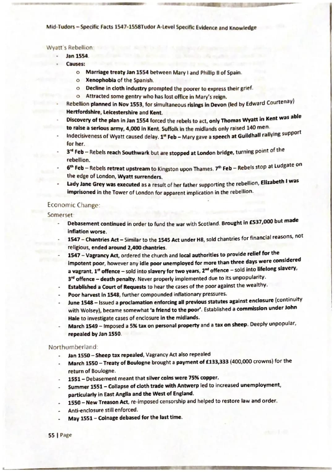 Mid-Tudors-Specific Facts 1547-1558Tudor A-Level Specific Evidence and Knowledge
47 Page
Mid Tudors:
1547-1558 Mid-Tudors-Specific Facts 154