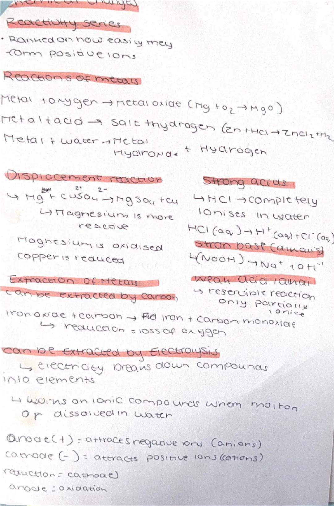 --- OCR Start ---
CHEMISTRY-KEY
CONCEPTS
Paper 1
Topic 1
>atomic Structure
•Protons +1
neutrons = 0
• Electrons:-1
Isotopes = same element
d