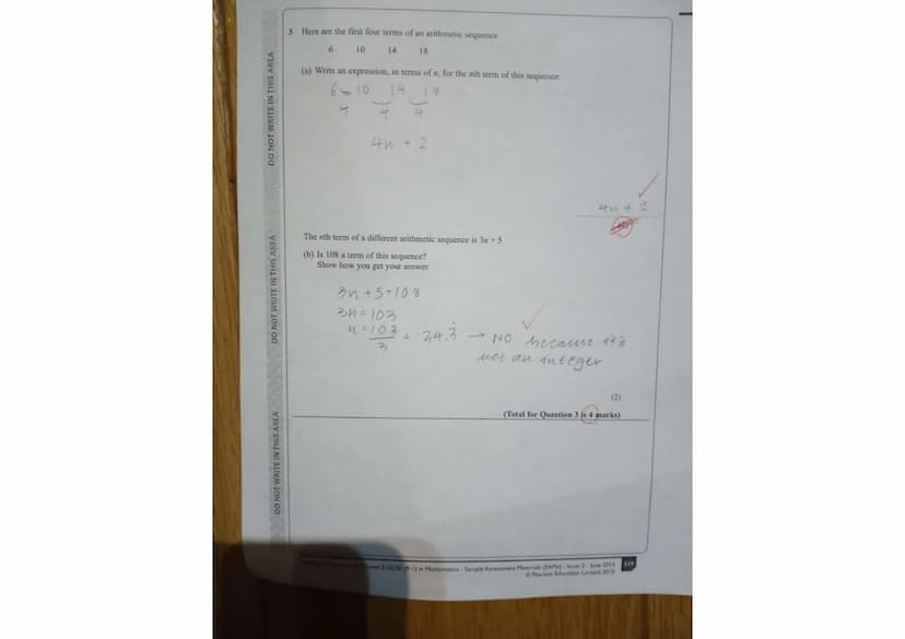 Write your name here
Surname
UNIDA
Pearson Edexcel
Level 1/Level 2 GCSE (9-1)
S48574A
Centre Number
Mathematics
Paper 2 (Calculator)
Sample 