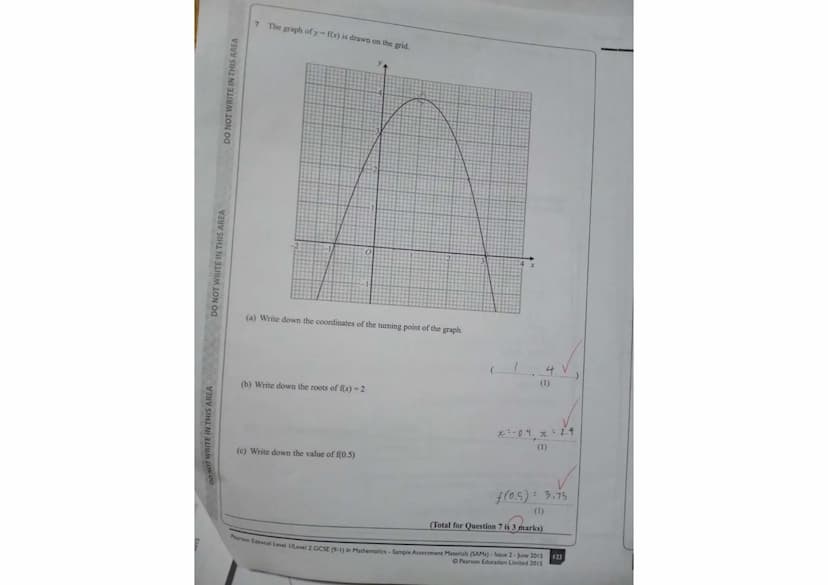 Write your name here
Surname
UNIDA
Pearson Edexcel
Level 1/Level 2 GCSE (9-1)
S48574A
Centre Number
Mathematics
Paper 2 (Calculator)
Sample 