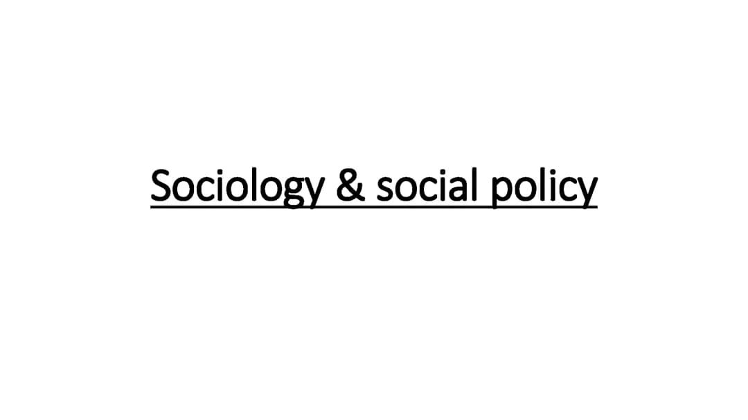 How Sociology Changes Social Policies: Simple Examples & PDF Guides