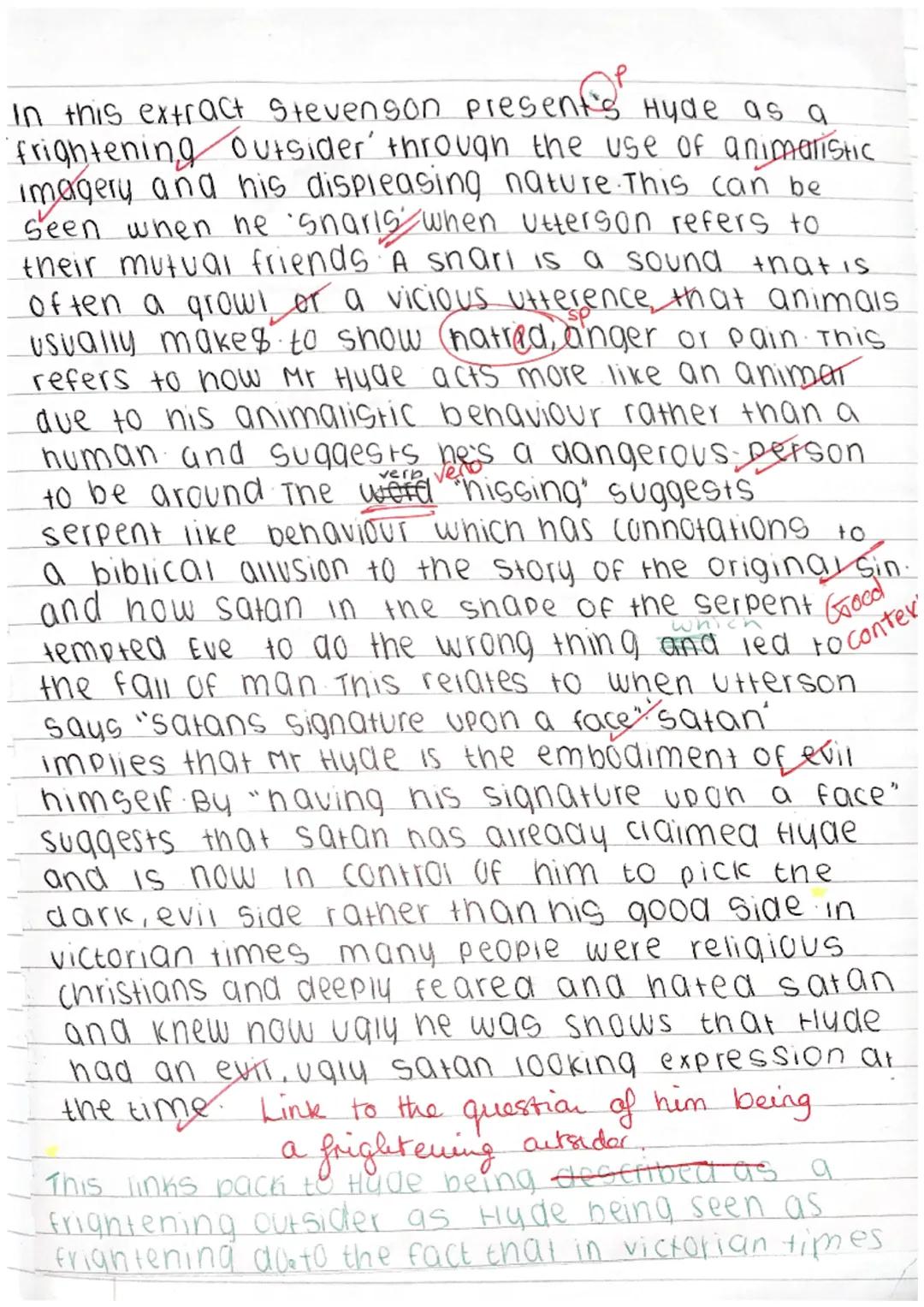 man
Robert Louis Stevenson: The Strange Case of Dr Jekyll and Mr Hyde
Read the following extract from Chapter 2 and then answer the question