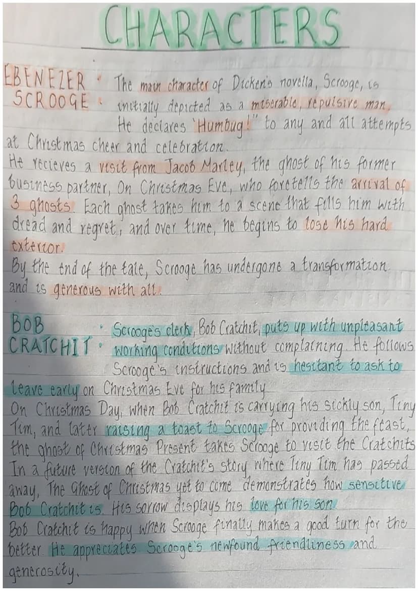 PLOT
STAVE 4:
Marley to dead
Scrooge's introduction.
•Meet Fred and the Portly
gentlemen.
(1
0
0
Marley's ghost appears.
Marley's warning
Sc