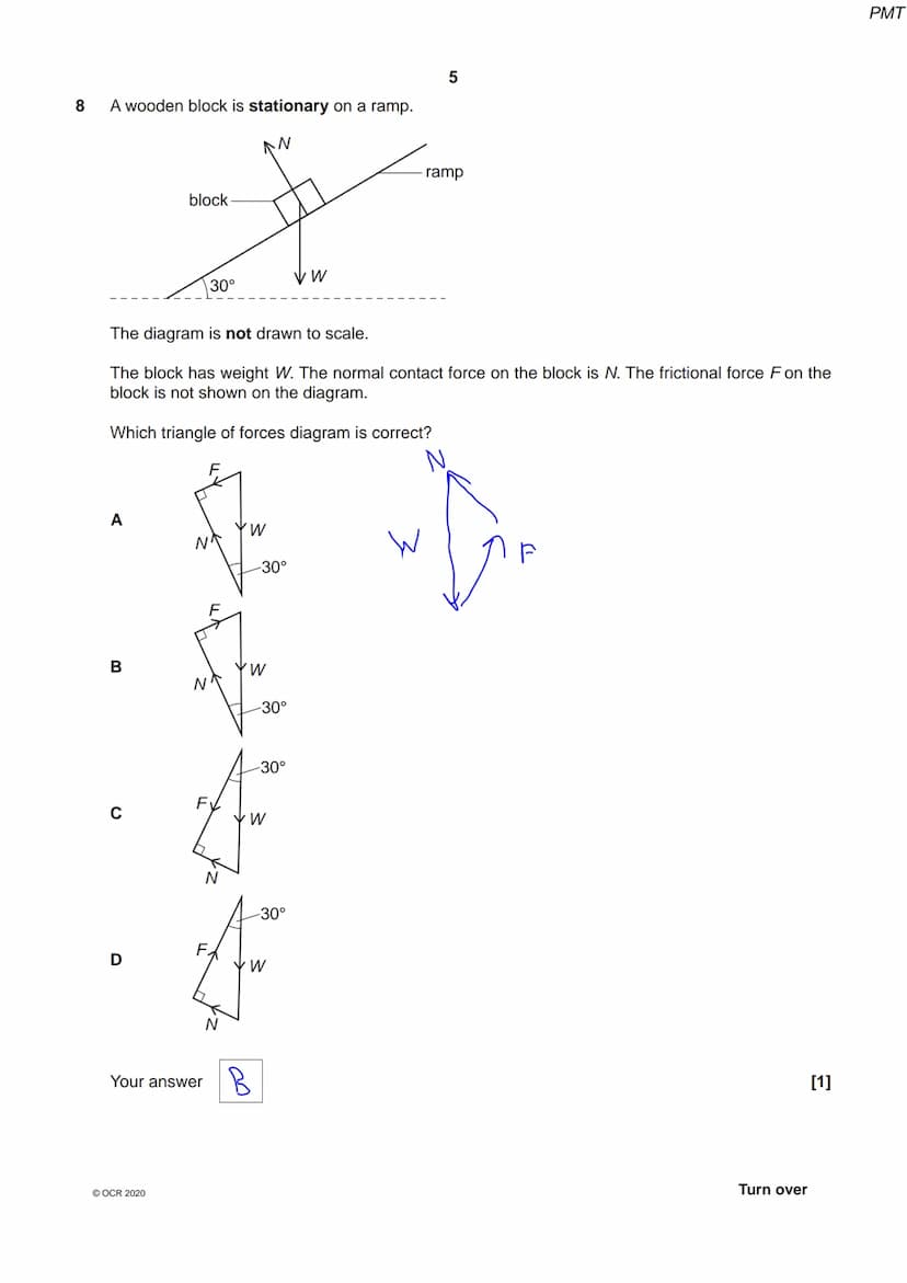 *825485
OCR
Oxford Cambridge and RSA
Friday 09 October 2020 - Morning
A Level Physics A
H556/01 Modelling physics
Time allowed: 2 hours 15 m