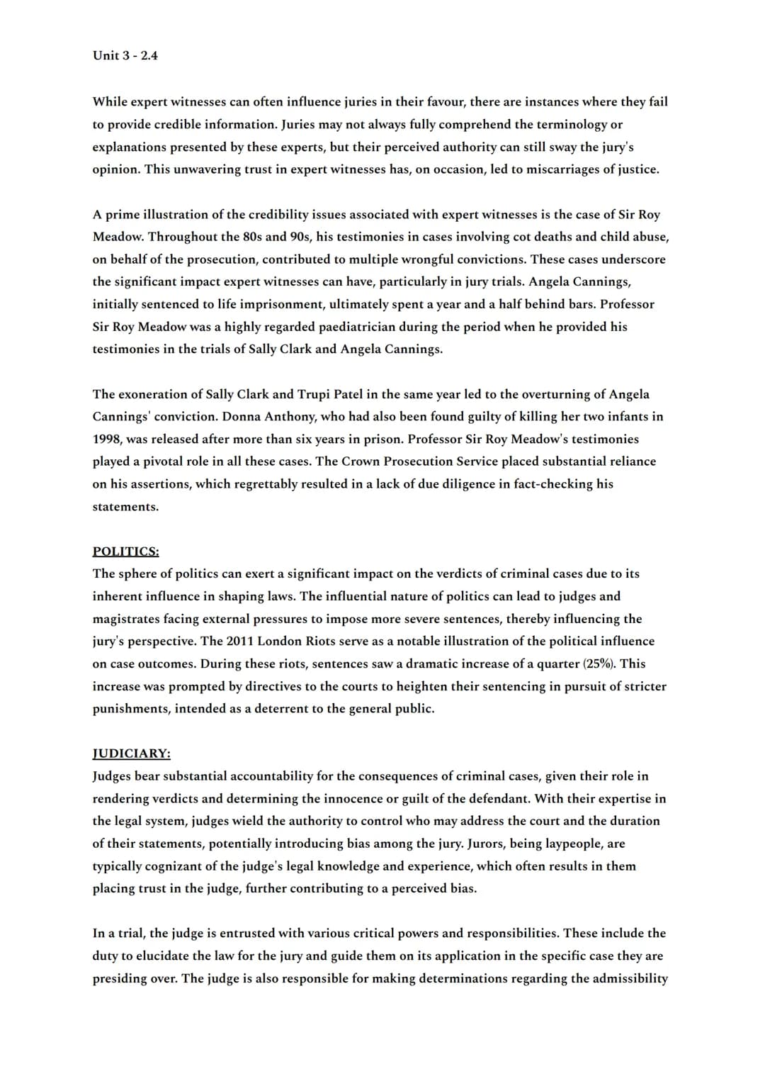 Unit 3 2.4
EVIDENCE:
Evidence plays a pivotal role in shaping the outcome of a case, as exemplified by the solemn
commitment of jurors and t