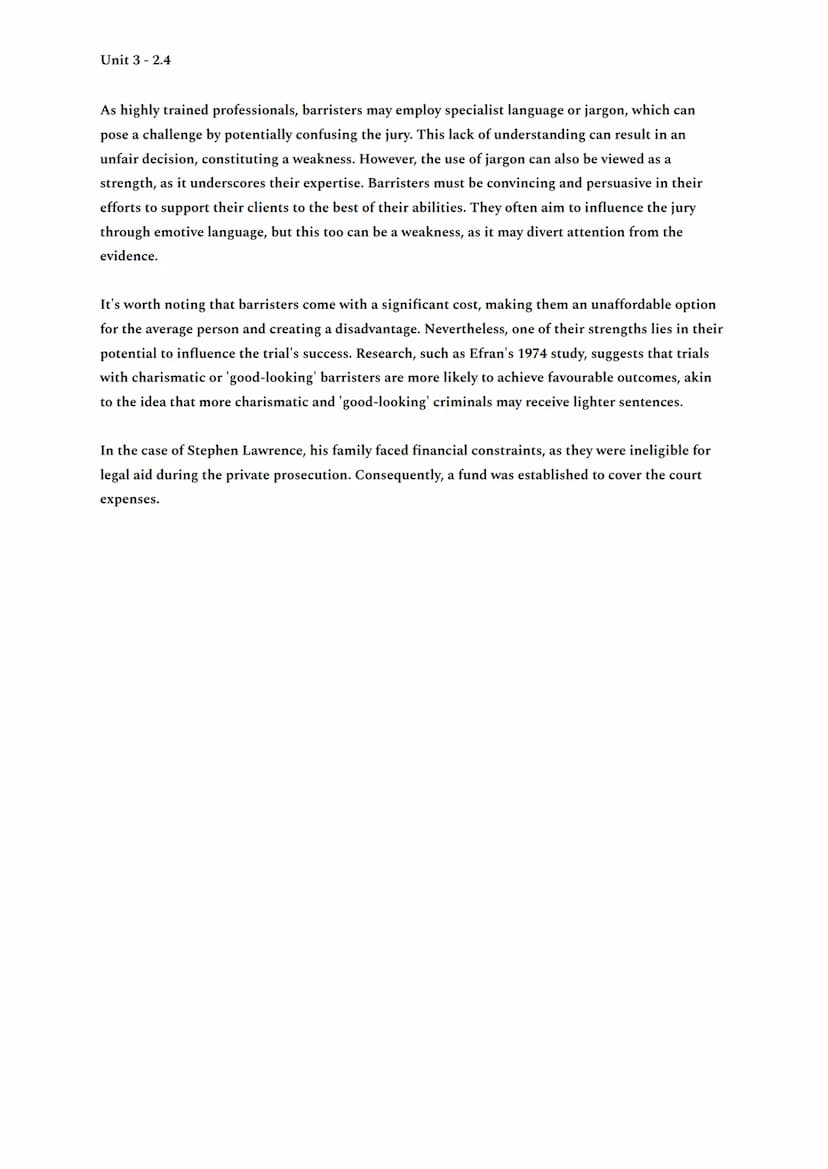 Unit 3 2.4
EVIDENCE:
Evidence plays a pivotal role in shaping the outcome of a case, as exemplified by the solemn
commitment of jurors and t