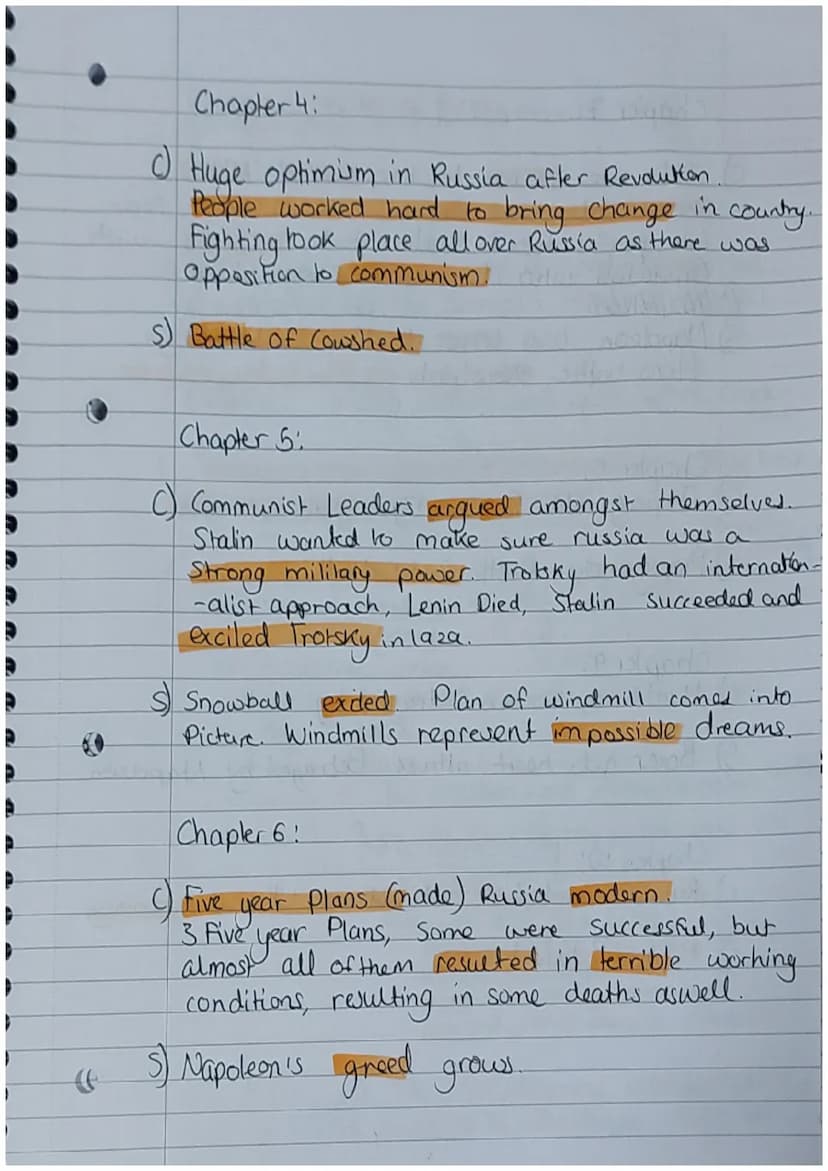 English Literature Paper tr
Animal Farm
Context: Why was animal Farm Written?
→George Orwell Wrote animal farm as an allegory
for the events