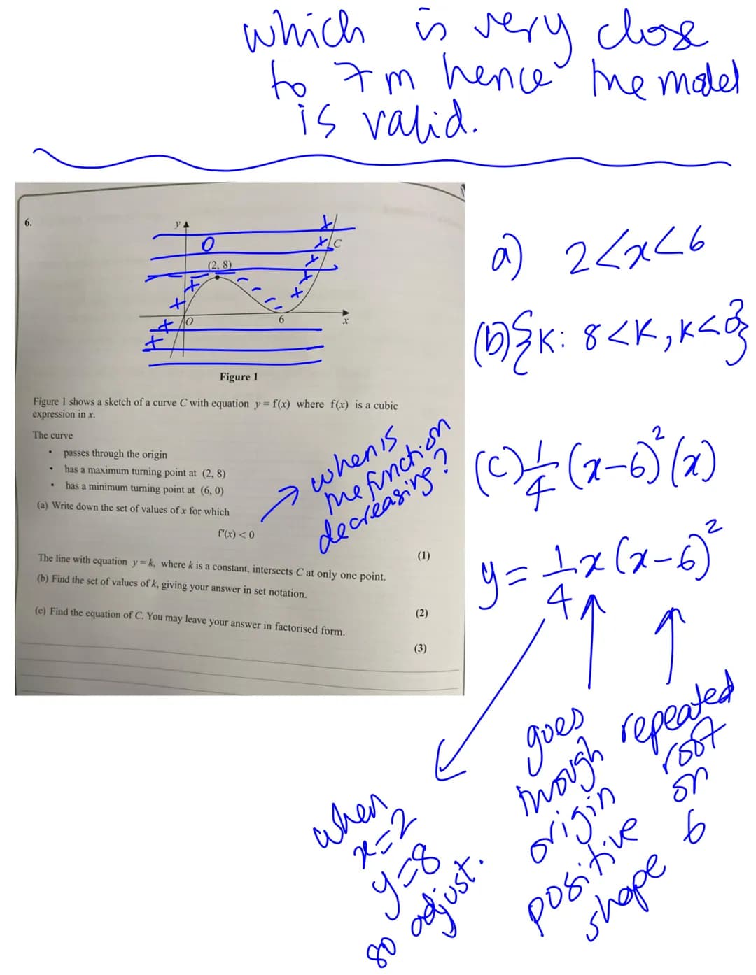1. The point P(-2,-5) lies on the curve with equation y = f(x), xeR
Find the point to which P is mapped, when the curve with equation y = f(