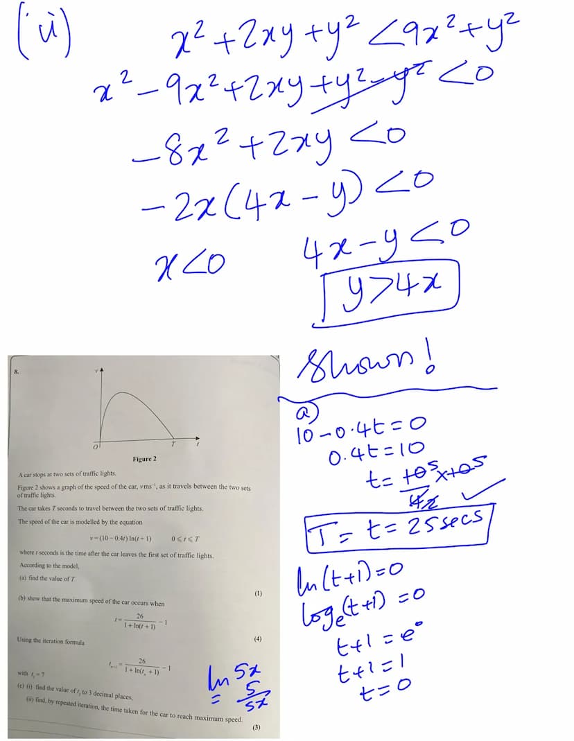 1. The point P(-2,-5) lies on the curve with equation y = f(x), xeR
Find the point to which P is mapped, when the curve with equation y = f(