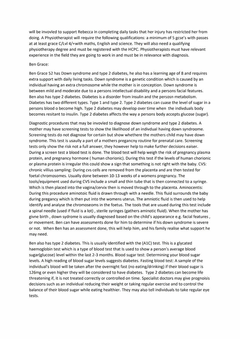 Introduction:
Unit 12- Supporting individuals with additional needs
This report is about explaining and evaluating the significance of diagn