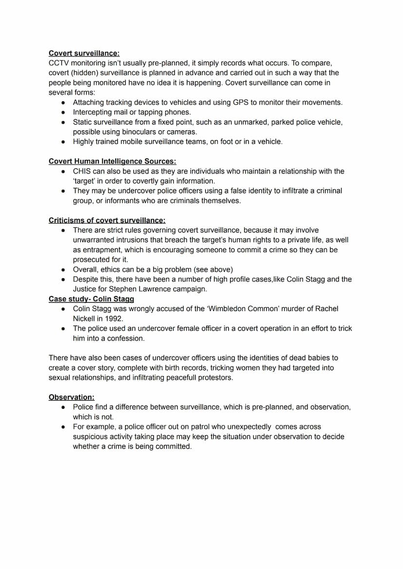 AC 1.2: Assess the usefulness of using investigative techniques in criminal investigations.
Police and investigators use many different tech