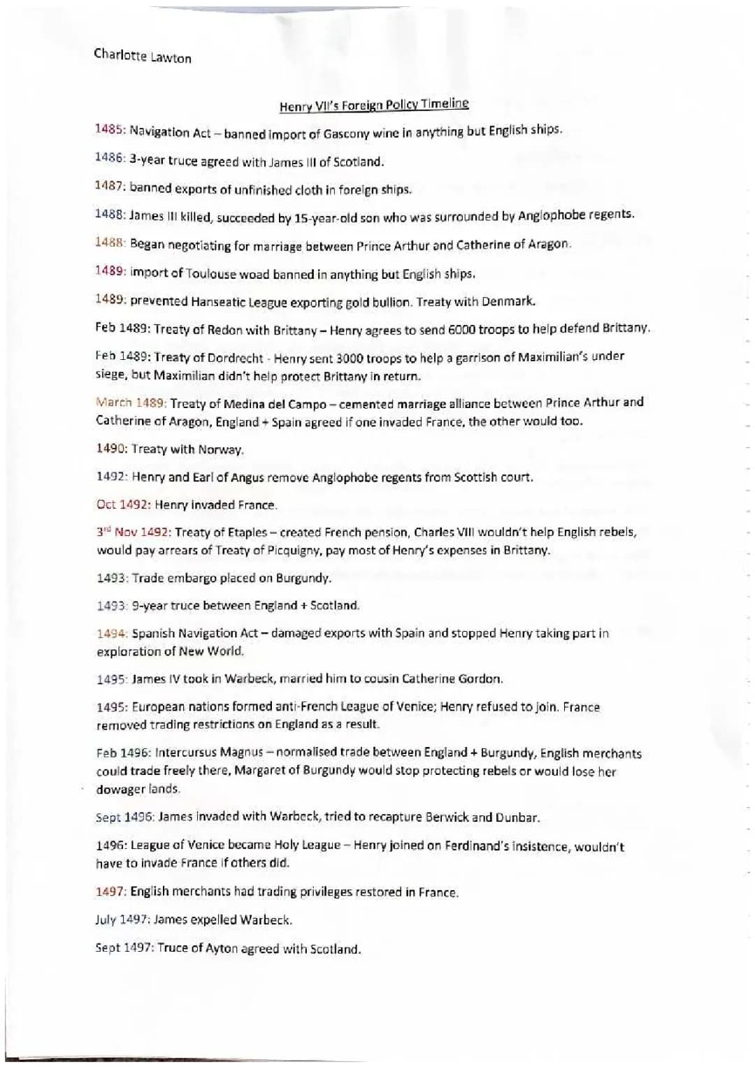 Henry VII's Awesome Foreign Adventures: Treaties, Trade, and More!