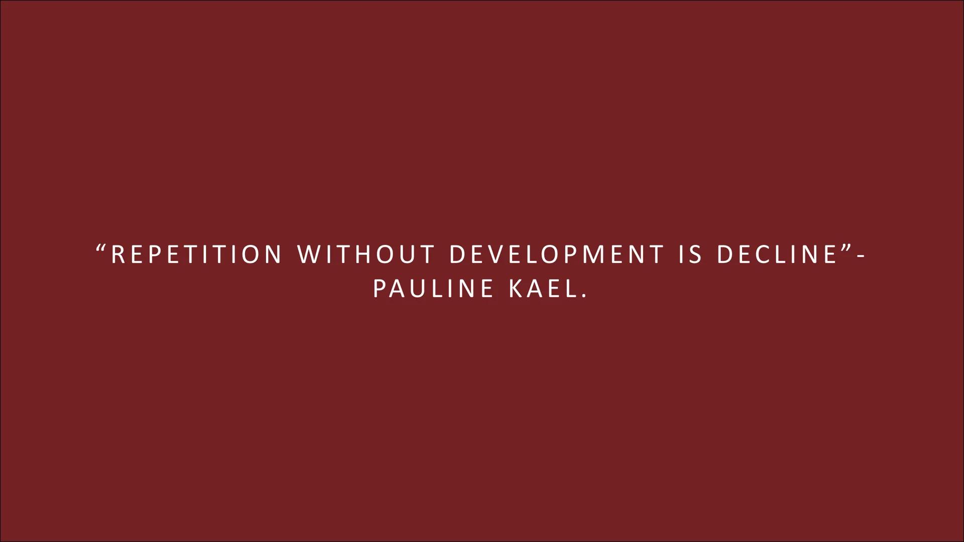 # AUTEUR THEORY

THE HISTORY AND DEVELOPMENT

Slides 1 to 16 # IN THE BEGINNING THERE WAS...

... nothing. Before of the existence of the Au