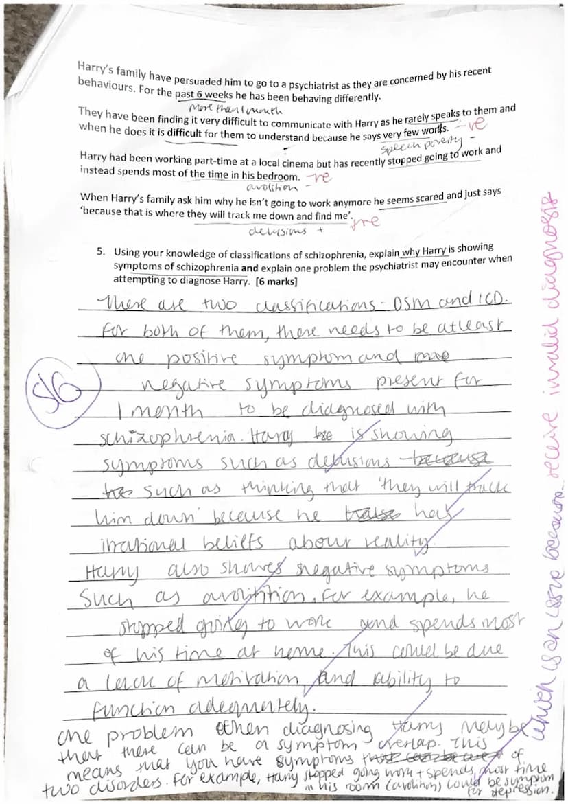 A-Level Psychology
Paper 3-issues and options in psychology
Time allowed: 1 hour
●
INSTRUCTIONS
Write your name clearly at the top of both b