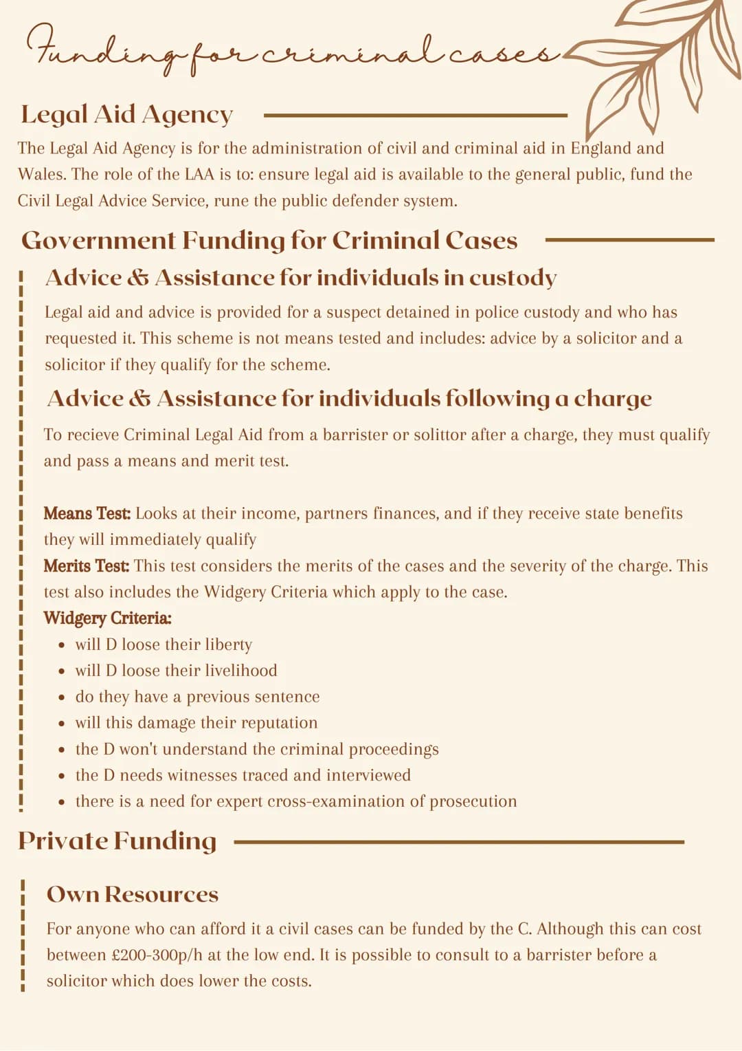
<p>The Legal Aid Agency is responsible for the administration of both civil and criminal legal aid in England and Wales. Its role includes 