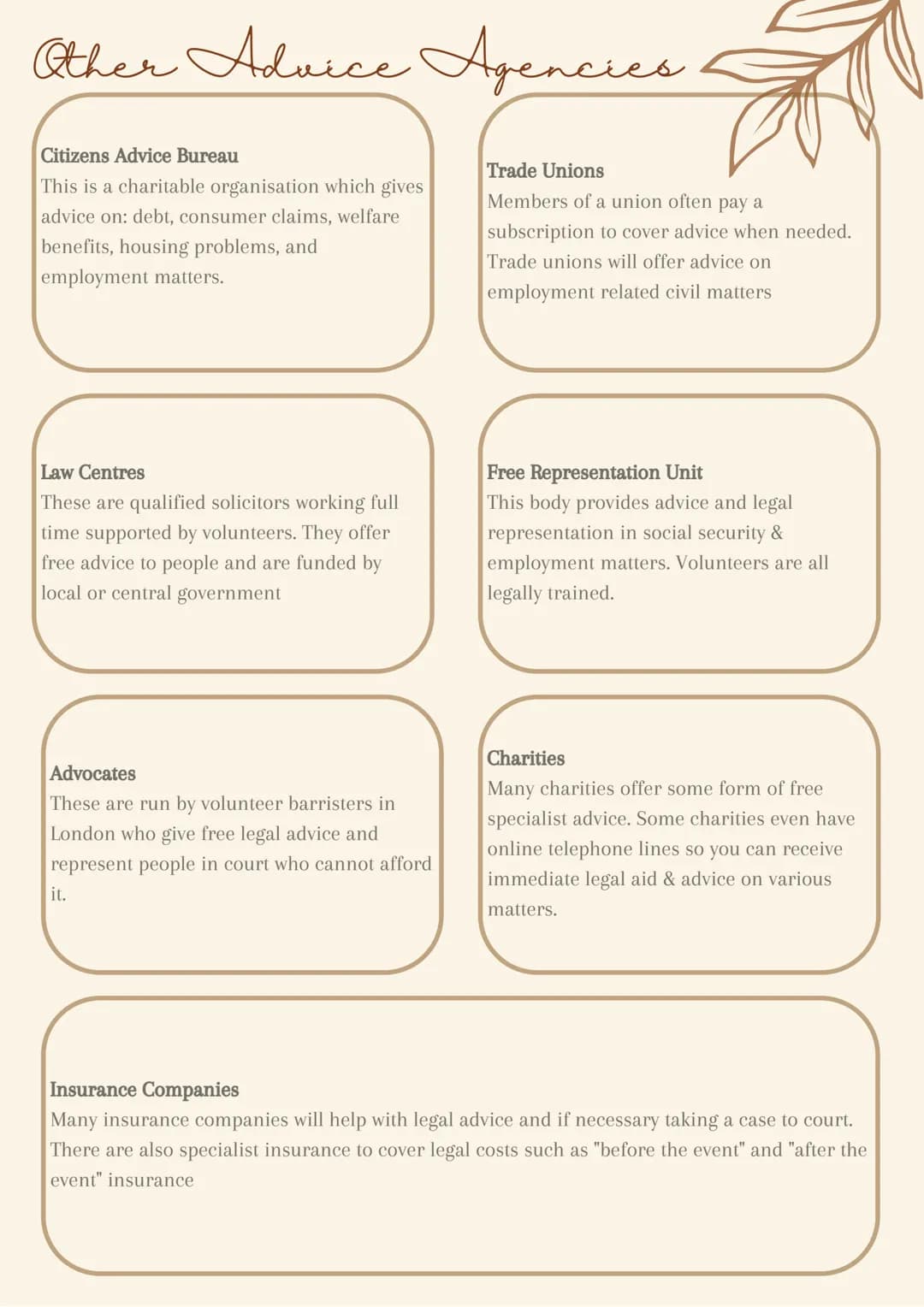 
<p>The Legal Aid Agency is responsible for the administration of both civil and criminal legal aid in England and Wales. Its role includes 