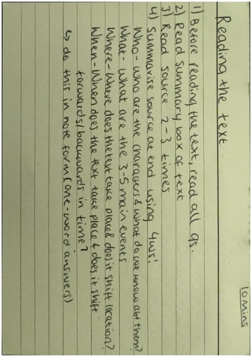 
<h2 id="overview">Overview</h2>
<p>In the English Language Paper 1, students have to answer various types of questions that test their read