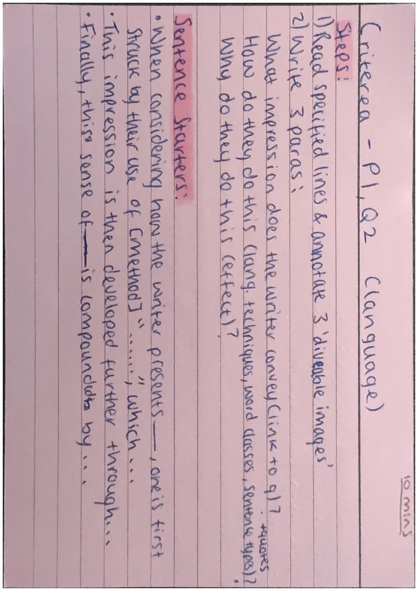 
<h2 id="overview">Overview</h2>
<p>In the English Language Paper 1, students have to answer various types of questions that test their read