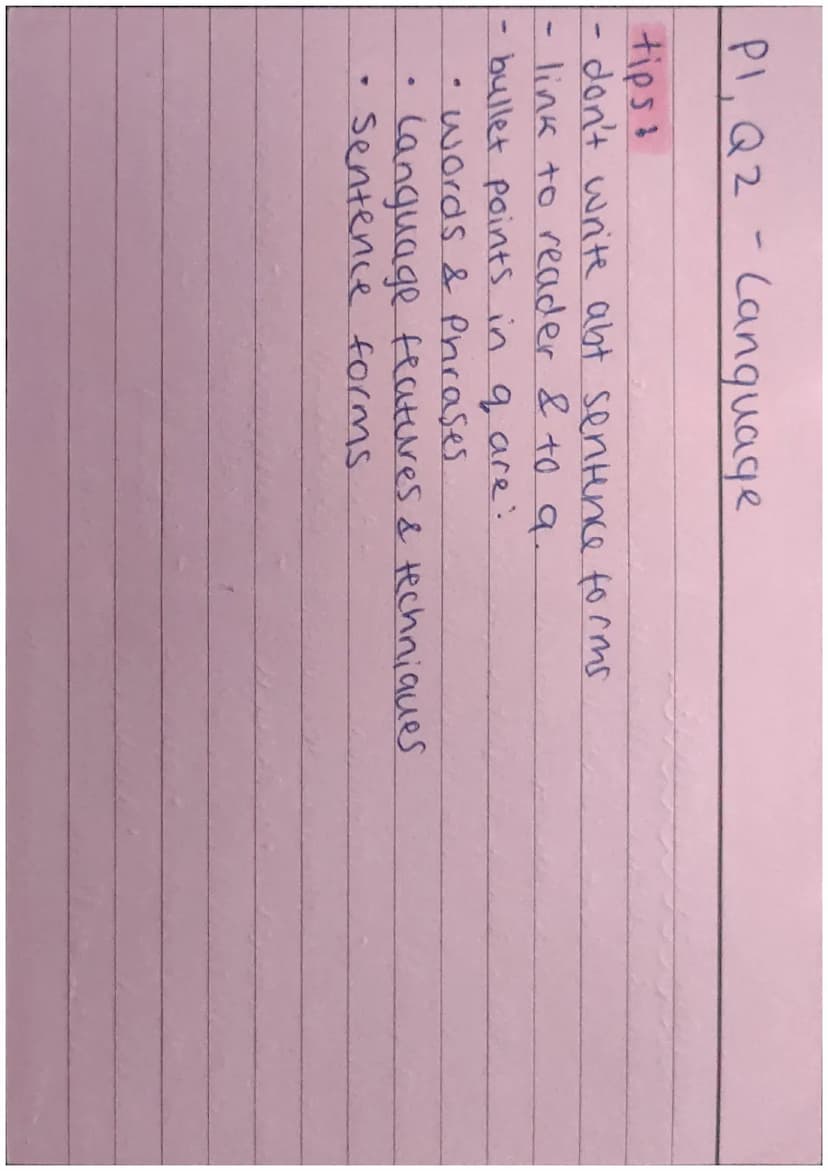 
<h2 id="overview">Overview</h2>
<p>In the English Language Paper 1, students have to answer various types of questions that test their read