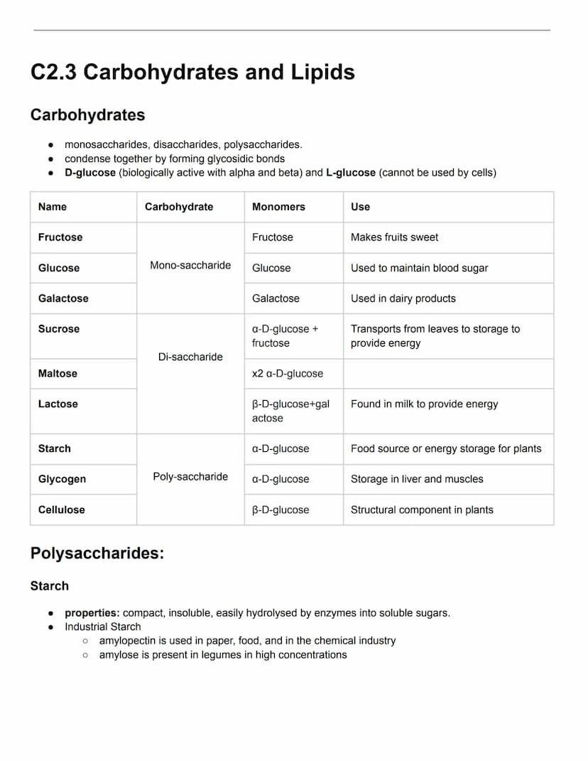 C2.1 Molecules to Metabolism
● Molecular biology: studies composition, structure, and interactions of cellular molecules
Carbon atom:
can fo