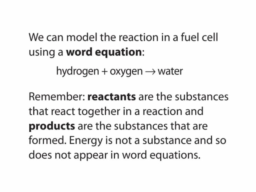 c/w
LOS: To be able to:
describe the reactions of hydrogen and hydrocarbons with
oxygen;
-
27/05/2020
2
8Ea Burning fuels
use word equations