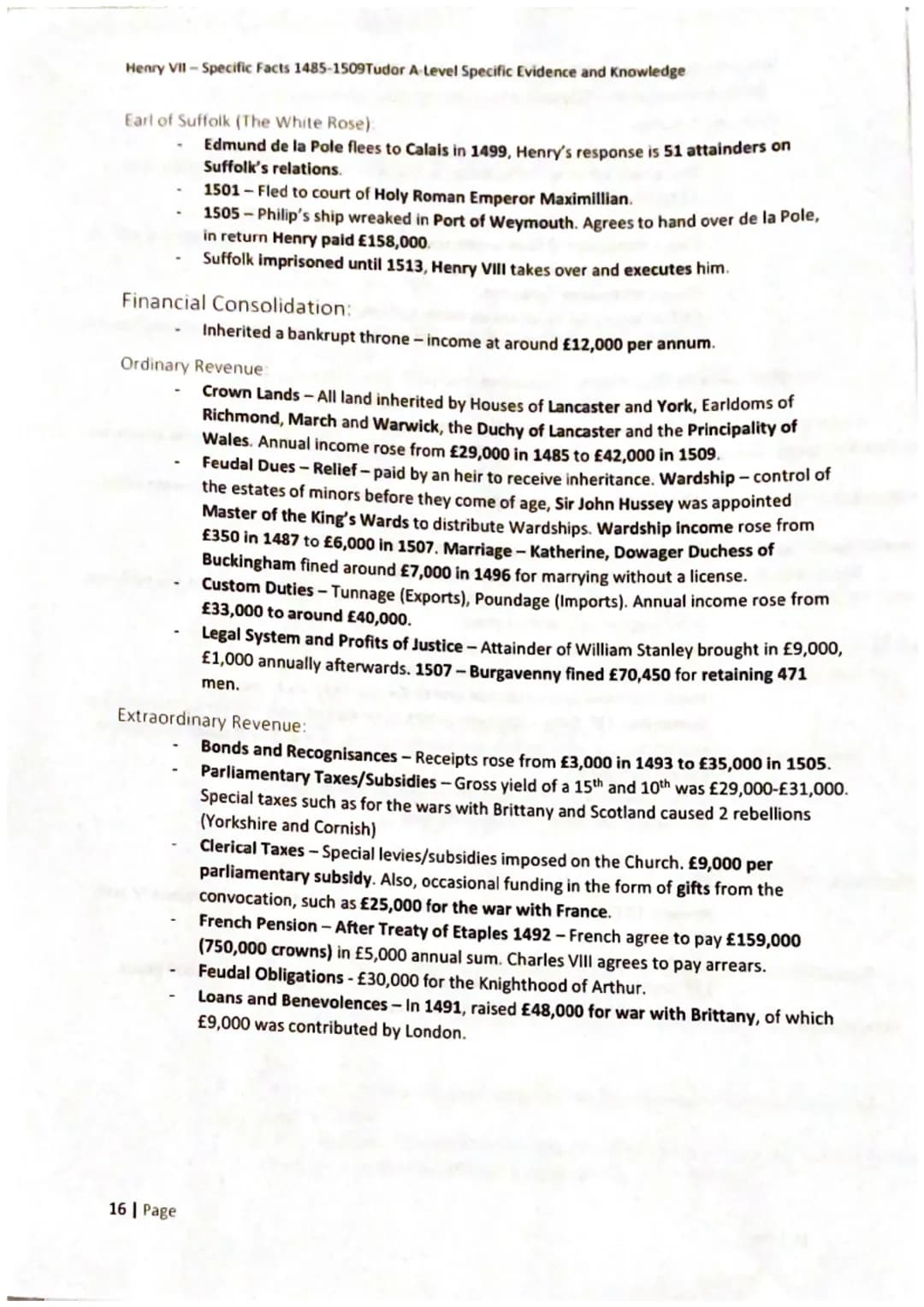 Henry VII - Specific Facts 1485-1509Tudor A-Level Specific Evidence and Knowledge
11 Page
Henry VII:
1485-1509 Henry VII-Specific Facts 1485