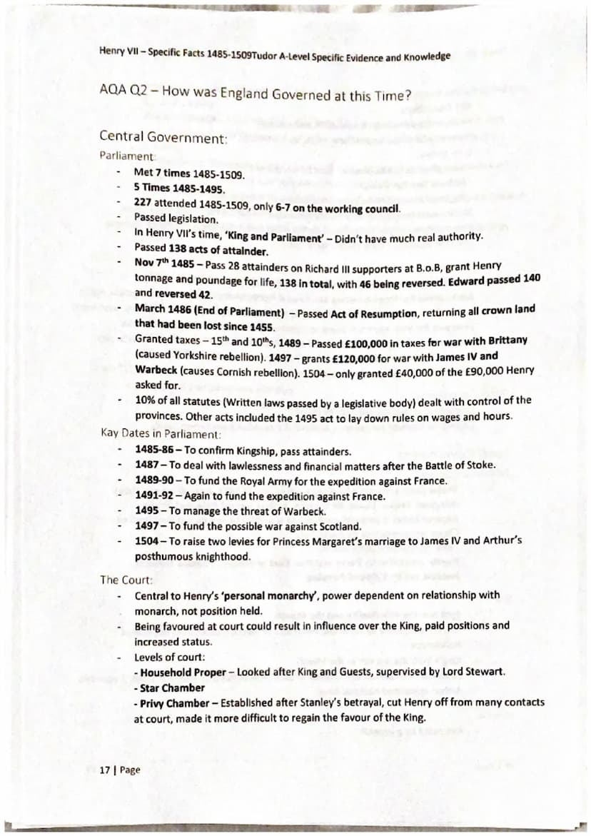 Henry VII - Specific Facts 1485-1509Tudor A-Level Specific Evidence and Knowledge
11 Page
Henry VII:
1485-1509 Henry VII-Specific Facts 1485