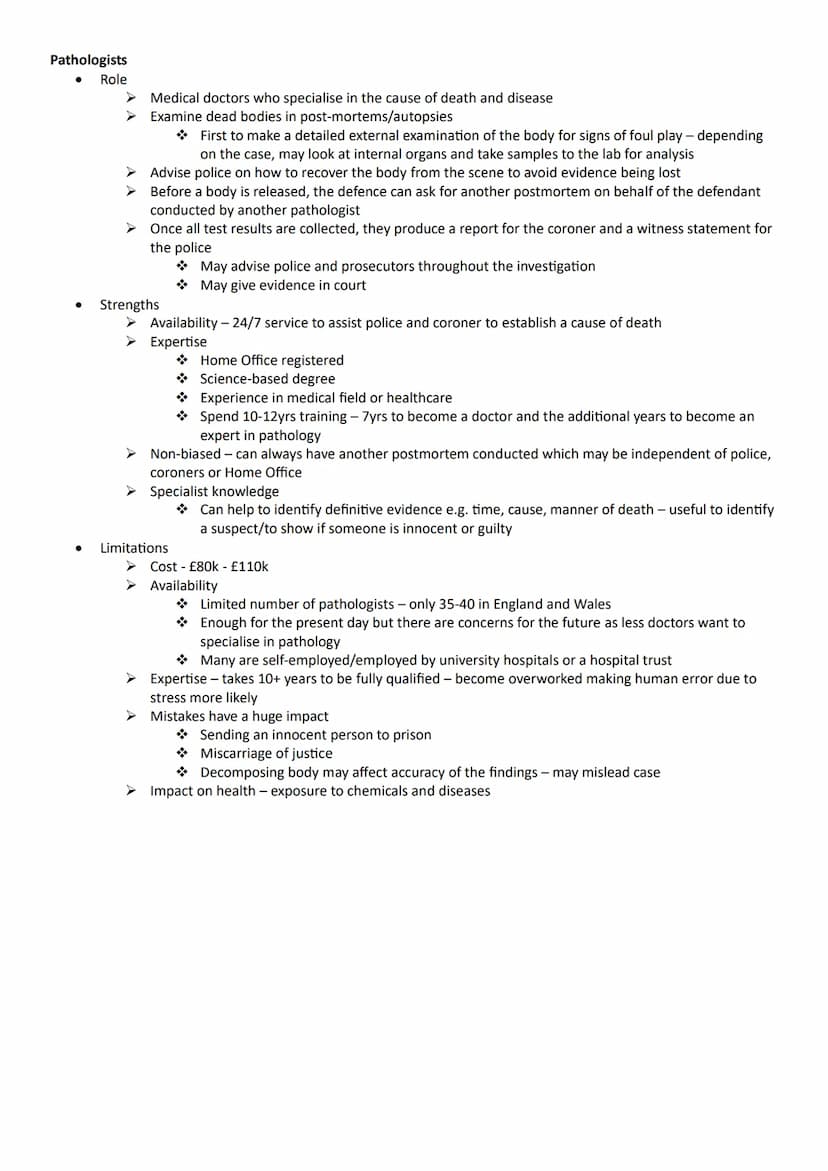 AC1.1- Evaluate the effectiveness of the roles of personnel involved in criminal investigations
SOCOS (scenes of crime officer) / CSI (crime