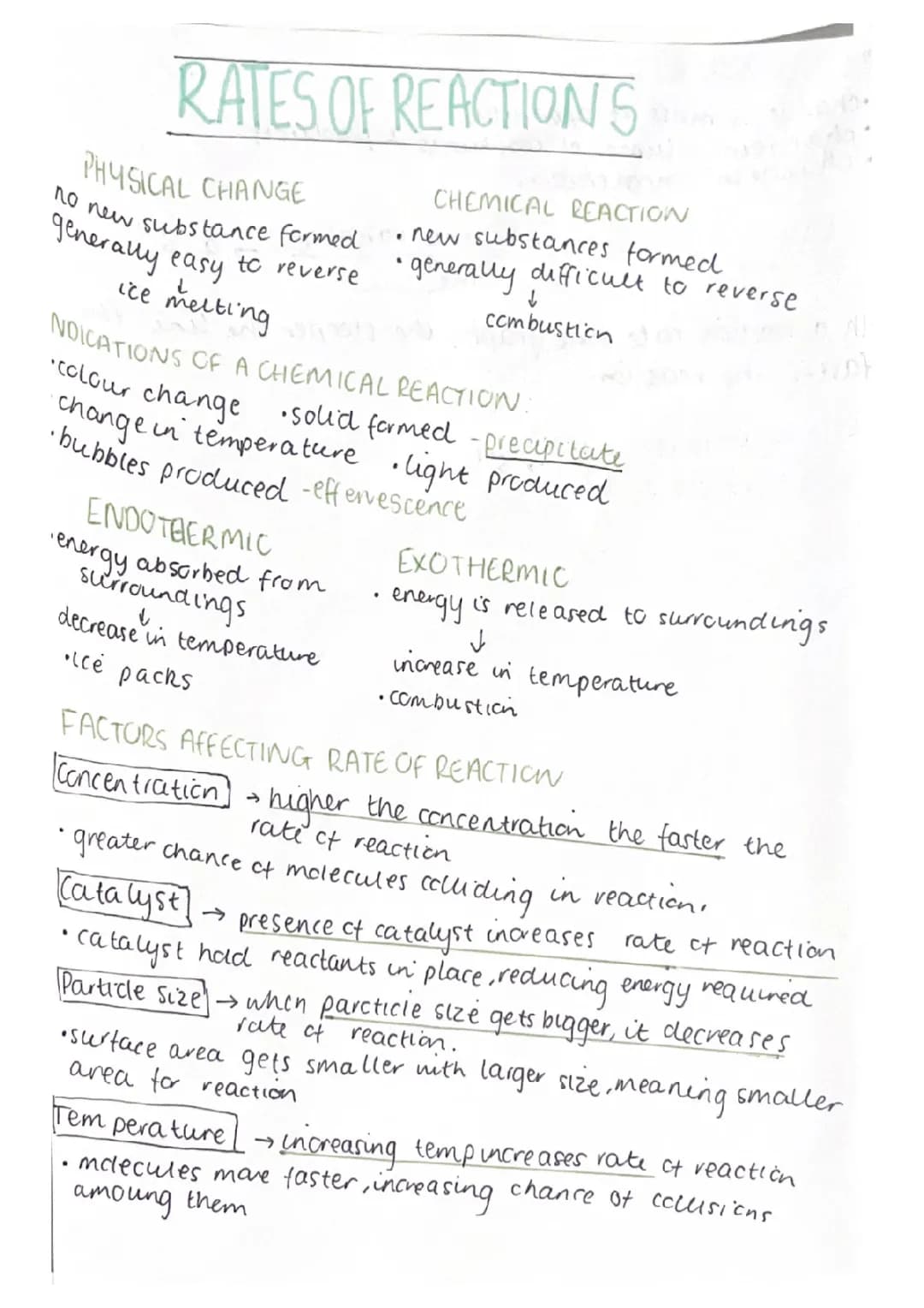 National 5 Chemistry: Rates of Reaction PDF and Worksheet