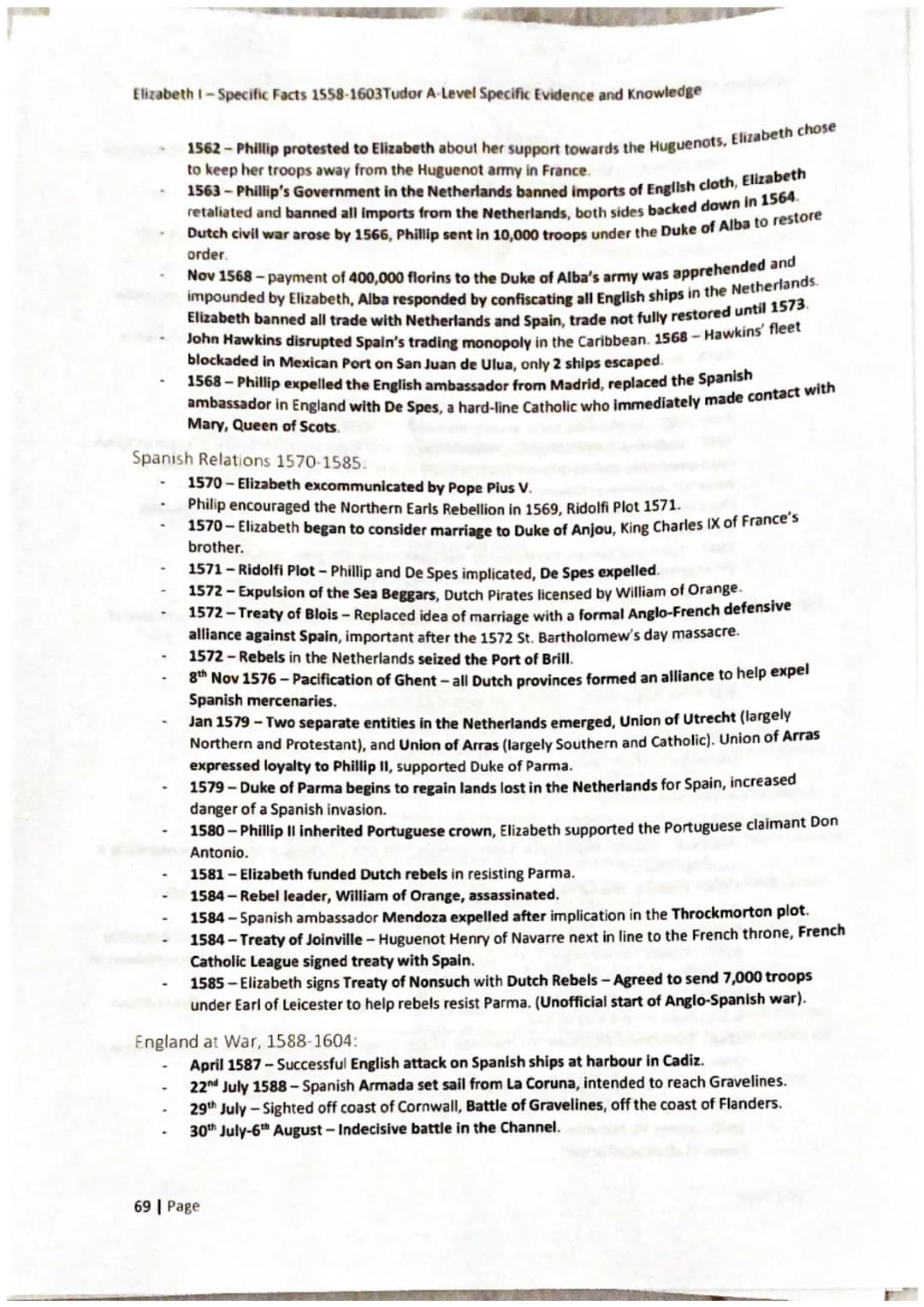 Elizabeth I-Specific Facts 1558-1603Tudor A-Level Specific Evidence and Knowledge
60 Page
Elizabeth I:
1558-1603 Elizabeth 1-Specific Facts 