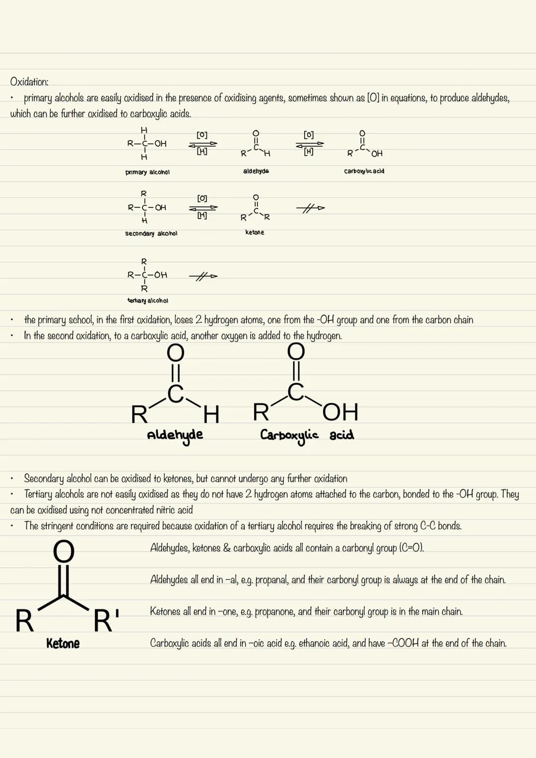 
<p>Alcohols have the functional group -OH and they have the general formula CnH2n+1OH. The names of alcohols all end in Ol (ethanol or prop