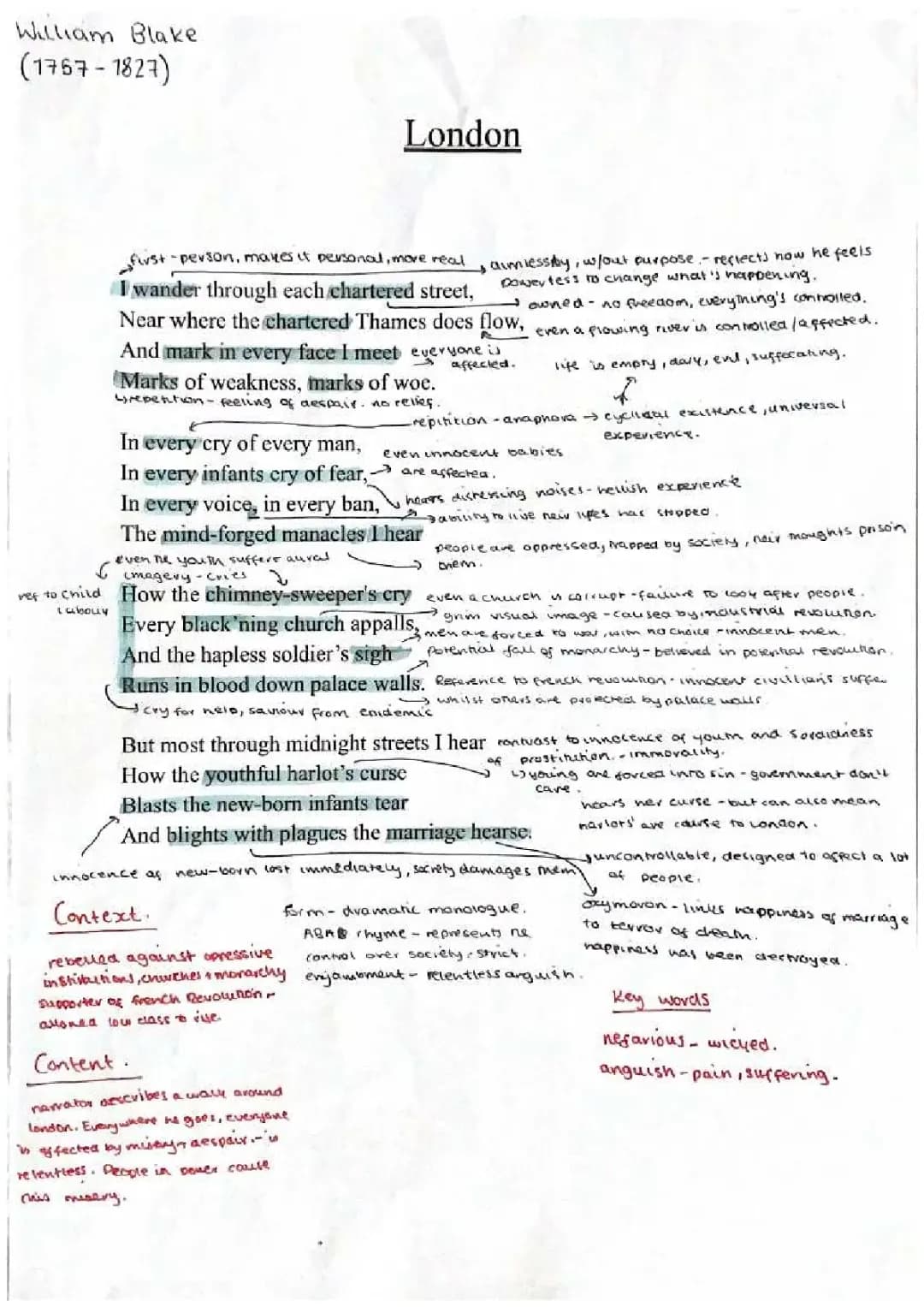 London Annotations  