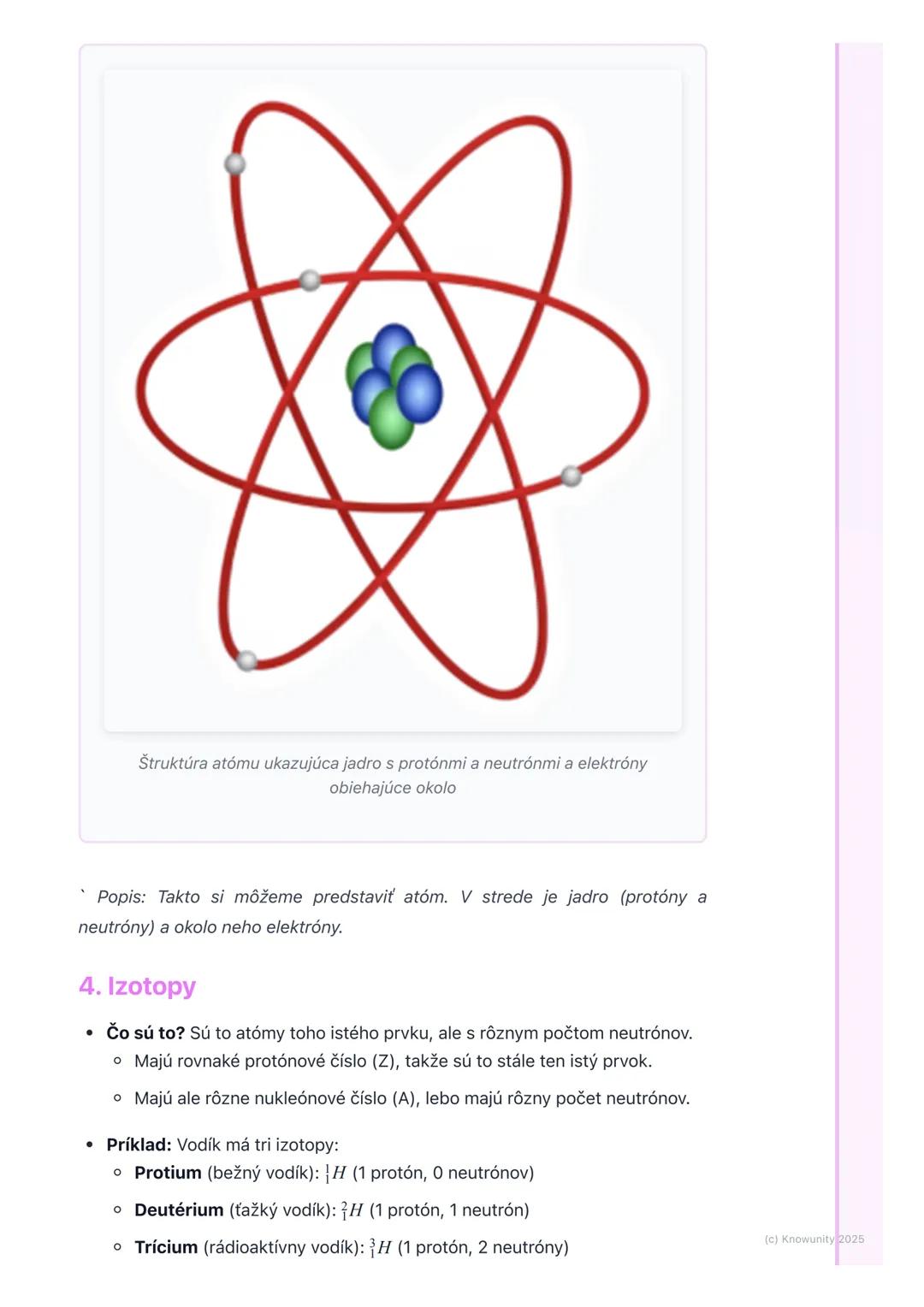 # Protónové a nukleónové číslo

## Prehľad / Úvod

Dnes si zopakujeme veľmi dôležité veci o atómoch, ktoré musíme vedieť na
skúšku z chémie.