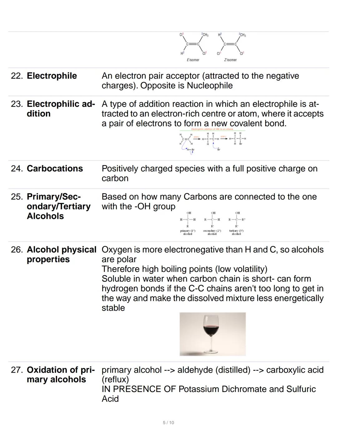 Chemistry: Organic 1
1. General formula
2. Structural formu- a formula that shows the arrangement of atoms in the
molecule of a compound. Eg