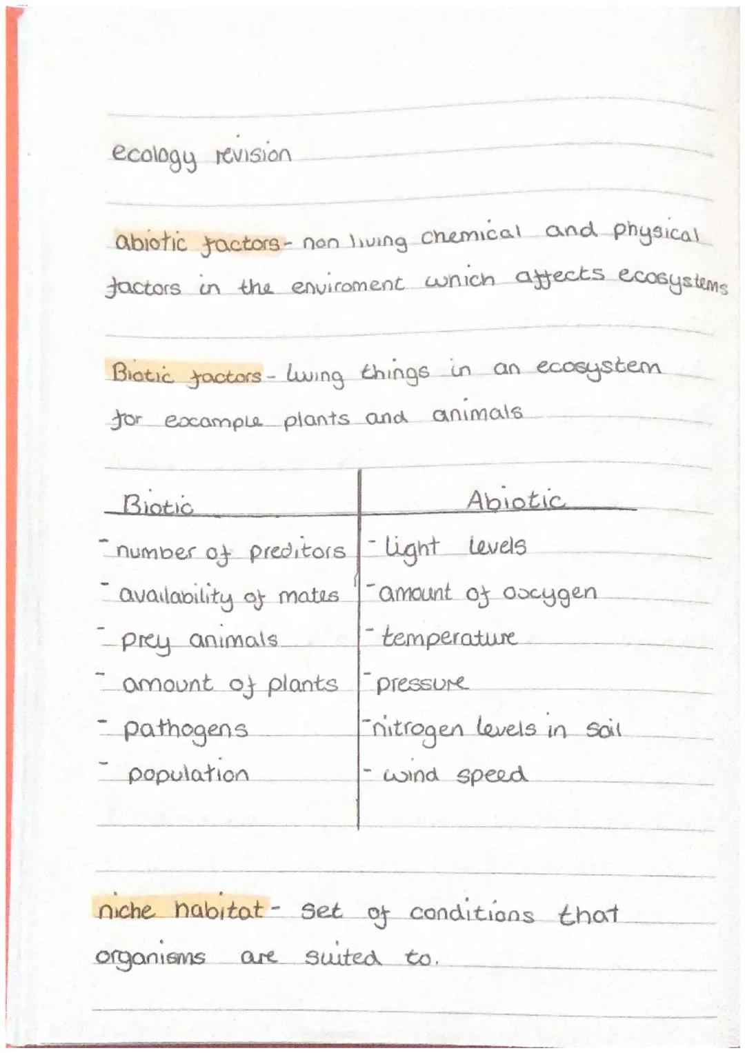 Fun Ecology Revision: Past Papers, Questions, and Notes!