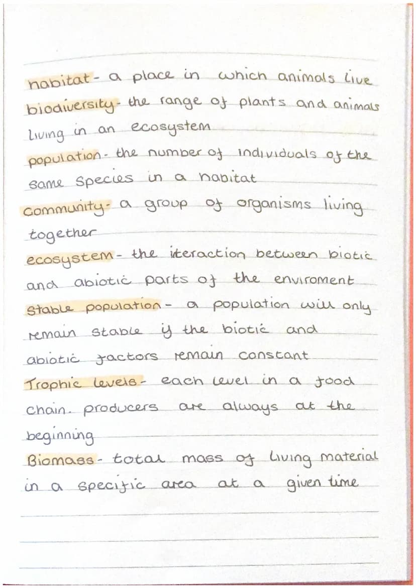 
<p>Ecology is the study of organisms and their interactions with their environment. It is important to understand both biotic and abiotic f