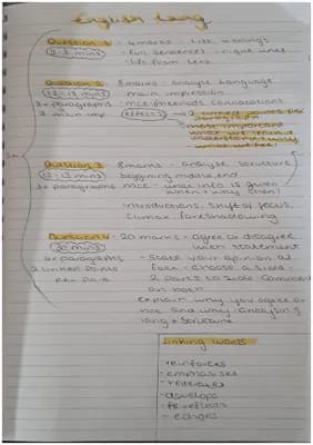 Know English language revision notes thumbnail