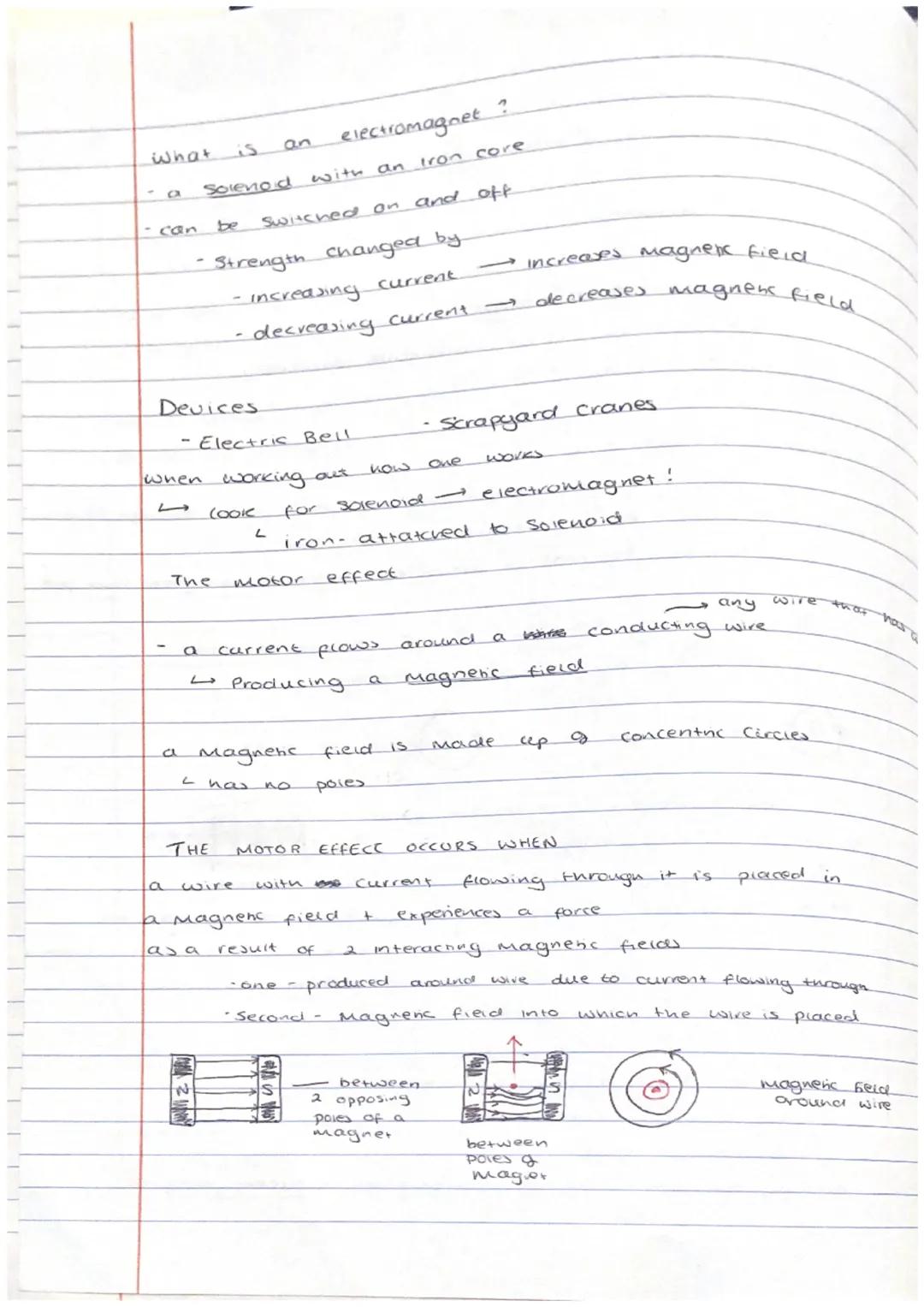 Magnetian t Electromagnetism
opposites attract
non: contact force
Permenant
North
if
field
L
-uniform Magnetic field
Right
thumb=
no
pole on