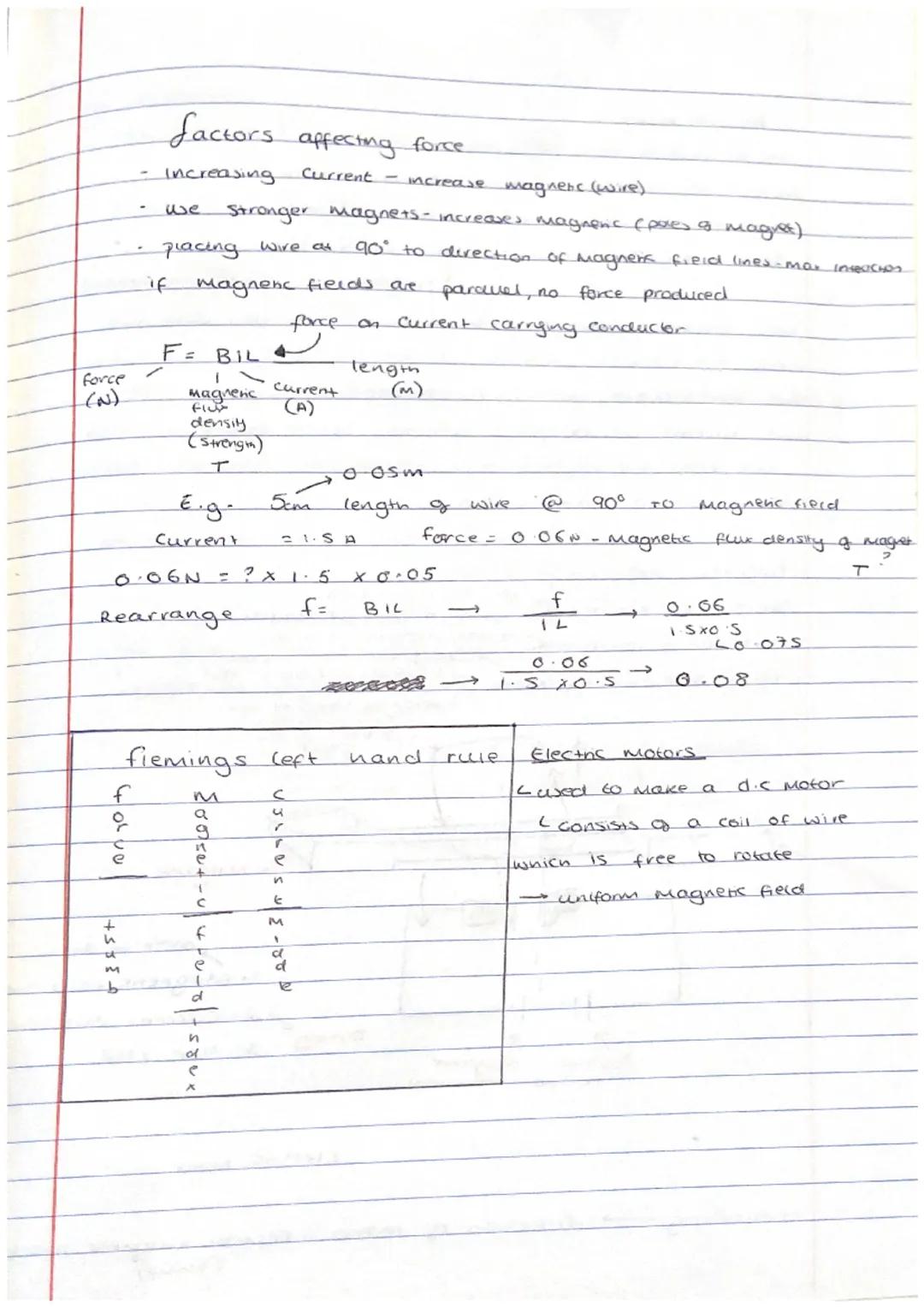 Magnetian t Electromagnetism
opposites attract
non: contact force
Permenant
North
if
field
L
-uniform Magnetic field
Right
thumb=
no
pole on