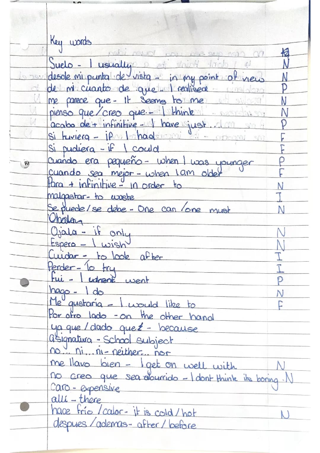Key phrases