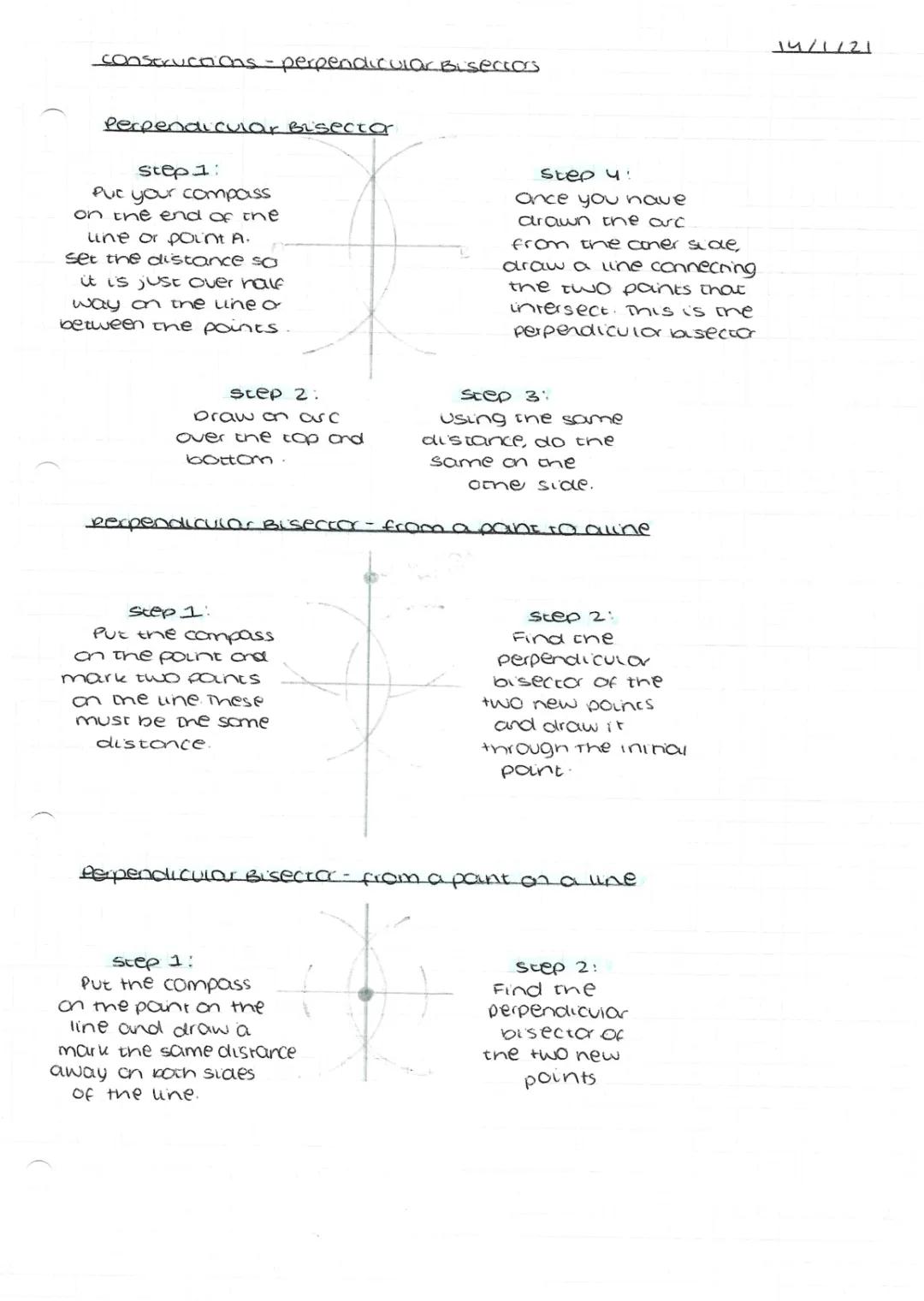 Perpendicular Bisectors