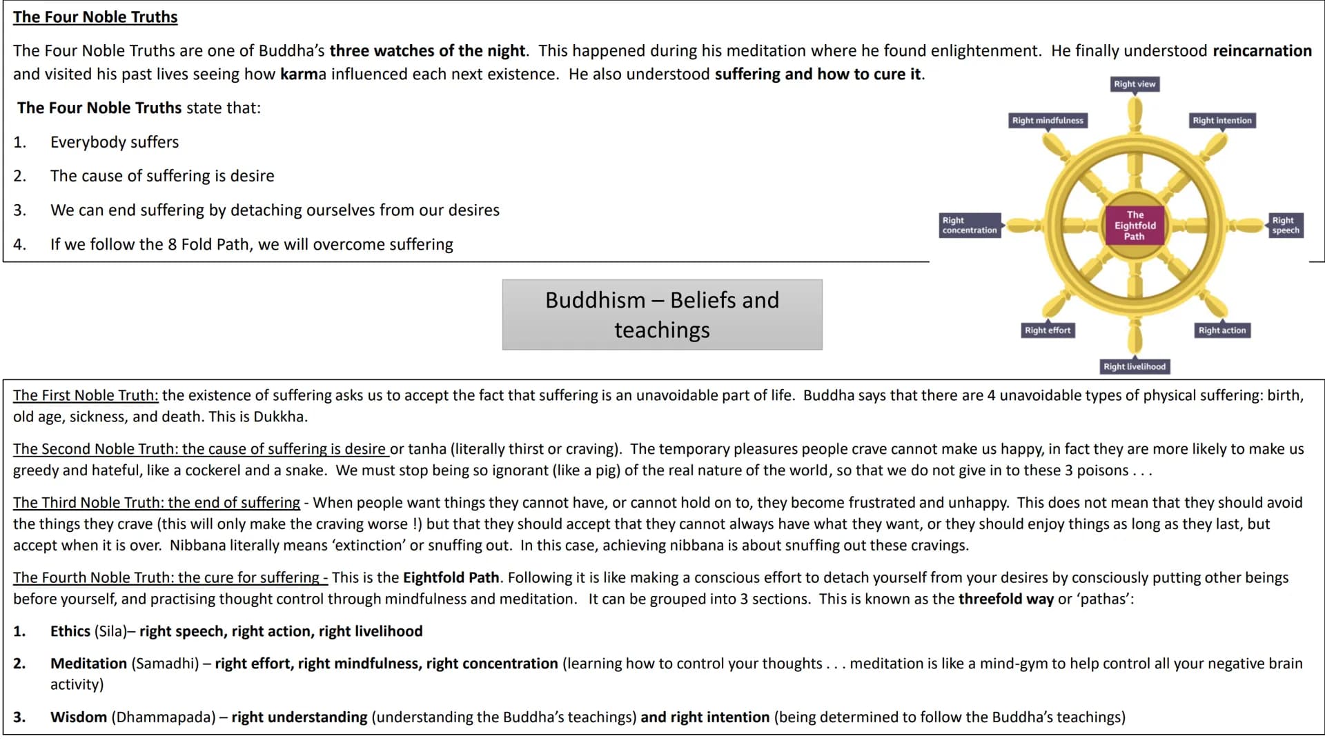 The Buddha's Life and its Significance:
Siddhartha was born 2,500 years ago in Nepal, and his
father was a king and a holy man prophesied th