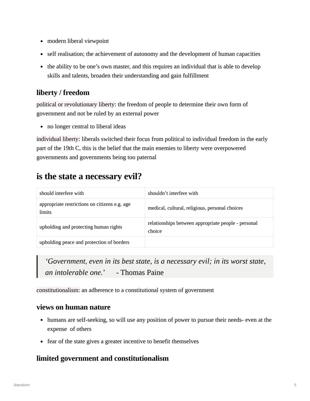 liberalism
AL
liberalism
Ⓒsubject
politics
Last edited time @October 25, 2023 4:39 PM
paper 1 section C Bullock
notes
O status
Ⓒ type
ongoin