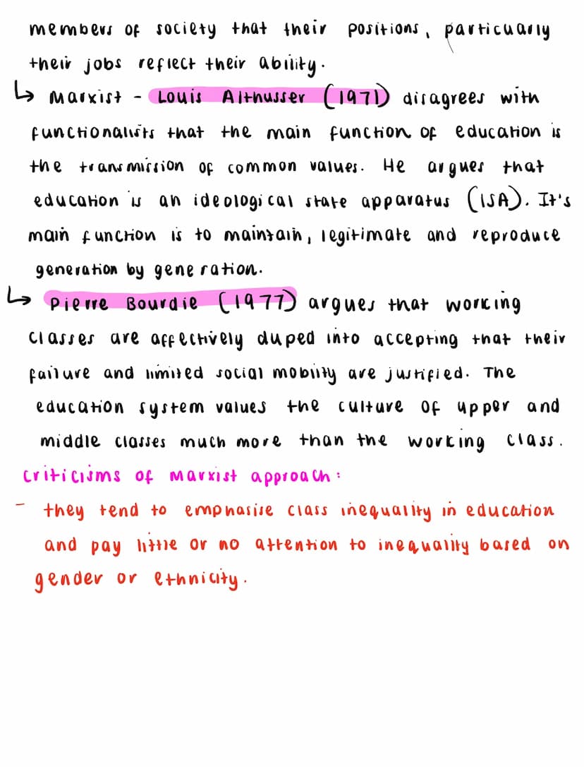 Sociology-education - the role of society
learning objectives:
A01 understand marxist, functionalists, social democratic and neoliberal
pers