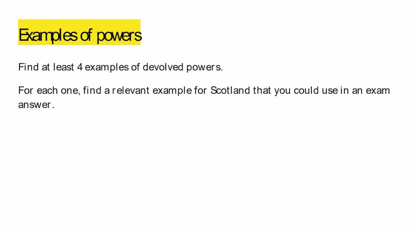 Revision
Democracy in
Scotland Power and decision making Features of a Democratic Political Society
The United Kingdom is a constitutional d