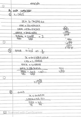 Know Recurring decimals with fractions thumbnail