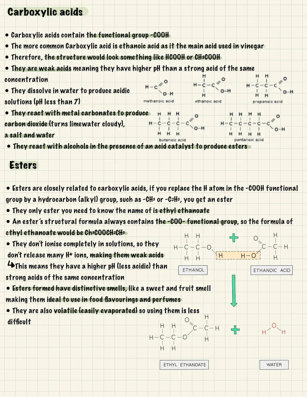 CHEMISTRY
UNIT 3: RATES, EQUILIBRIUM & ORGANIC CHEM
Rates & equilibrium (C8):
Rate of reaction
•The rate of reactions tells you how fast rea