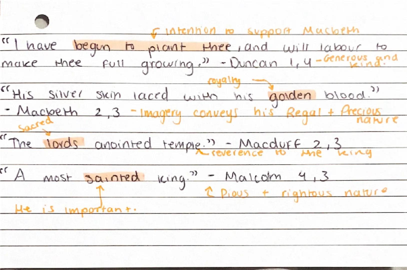 MACBETH

he is worthy of being called Israve
"for brave Macbeth - well he deserves that name"
- Captain 1,2 - Valiant + Loyal, contrast to l